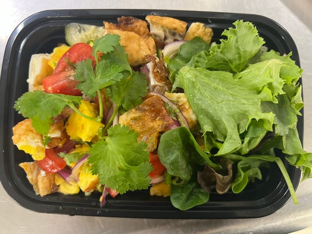 B2. Thai Fried Egg Salad.