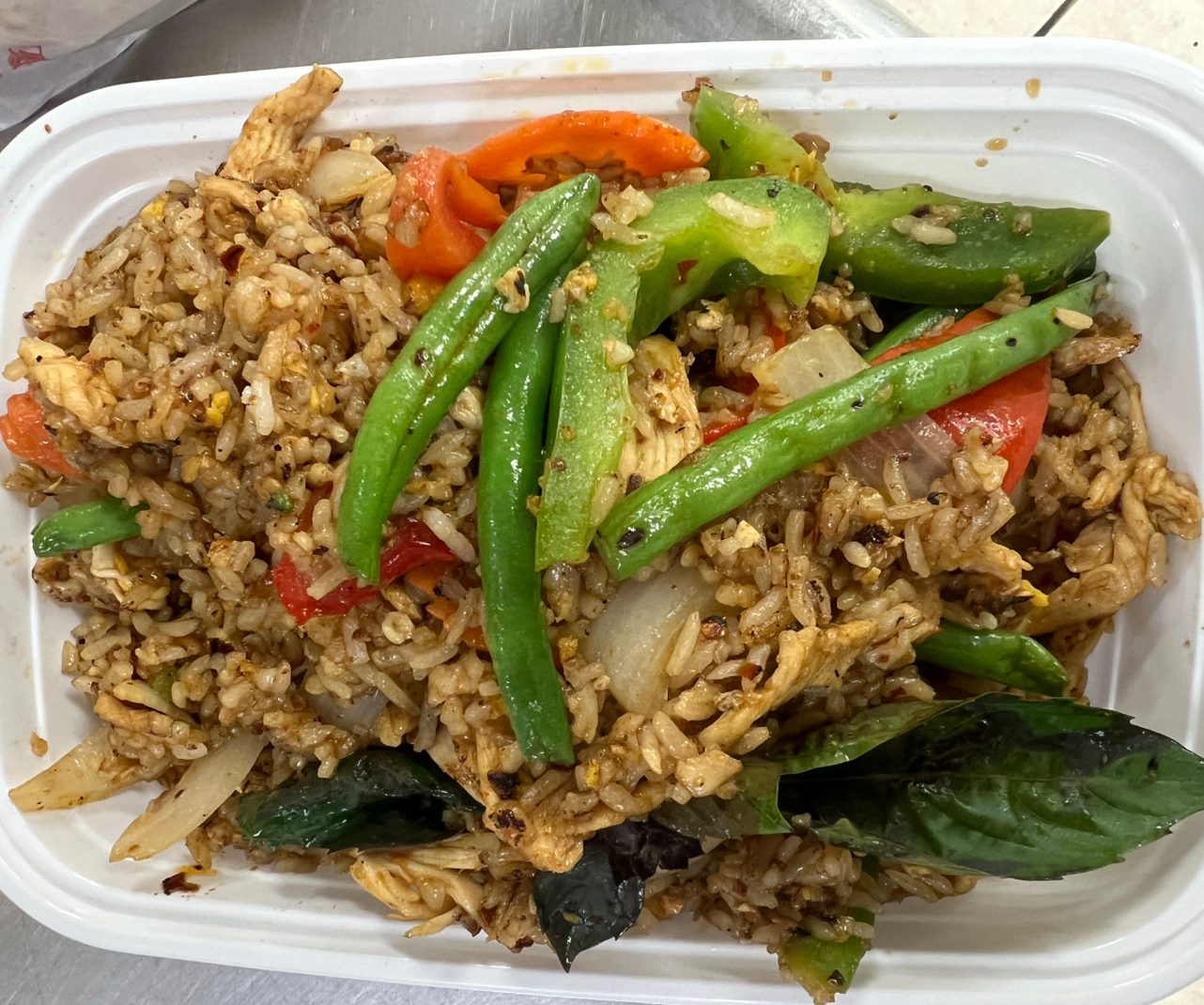 L17. Hot Basil Fried Rice.
