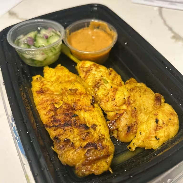 A10. Chicken Satay.