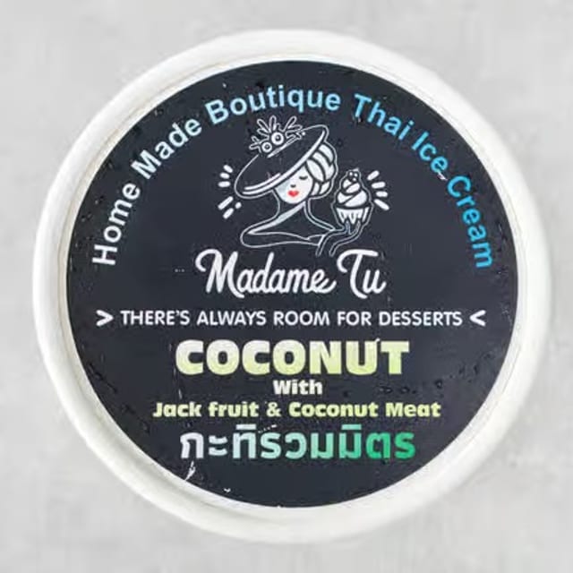 Coconut Ice Cream.