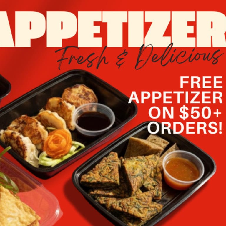 Get A Free Appetizer On Orders Over $50!